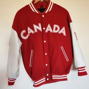 Roots Canadian Olympic Team Varsity Jacket Medium